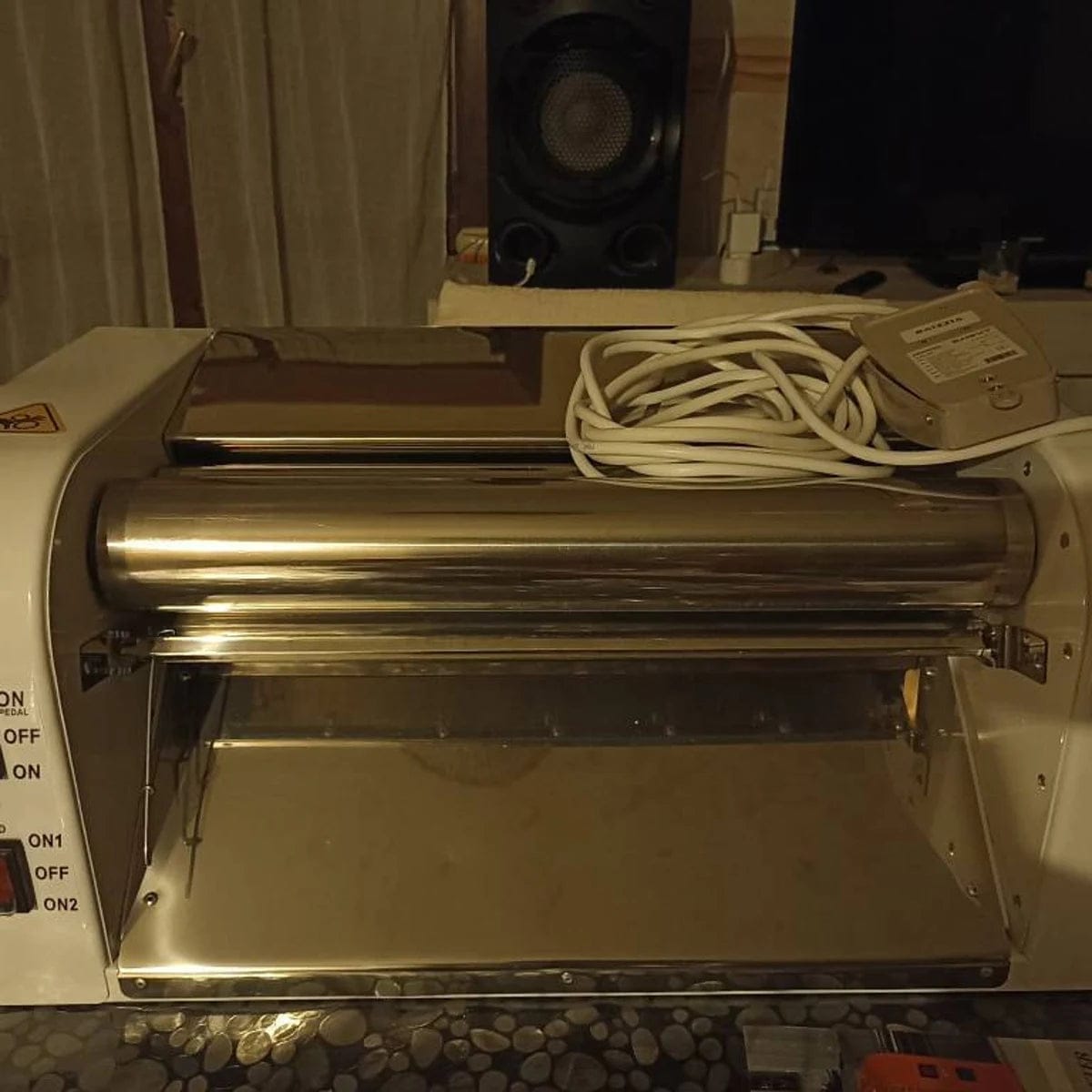 Customer photo review of Electric Dough Sheeter Machine