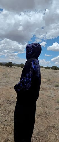 Customer photo review of Deathblade Oversized pullover hoodie [DUSK]