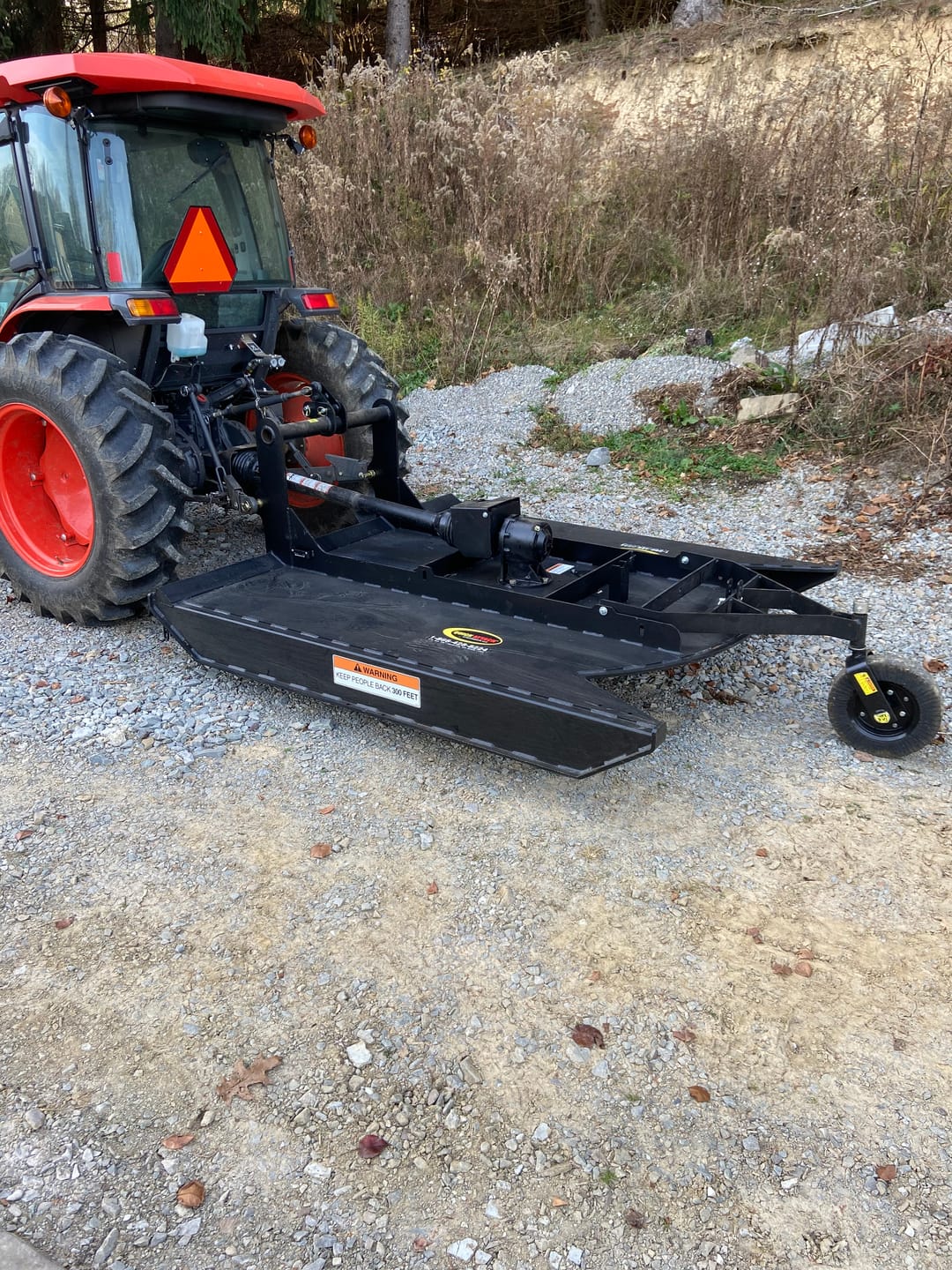 Customer photo review of The Brush Thrasher - 3-Point Brush Cutter/Mower