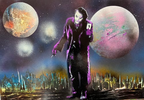 Customer photo review of HL Joker - Multi Layer Stencil - Download or Pre-cut