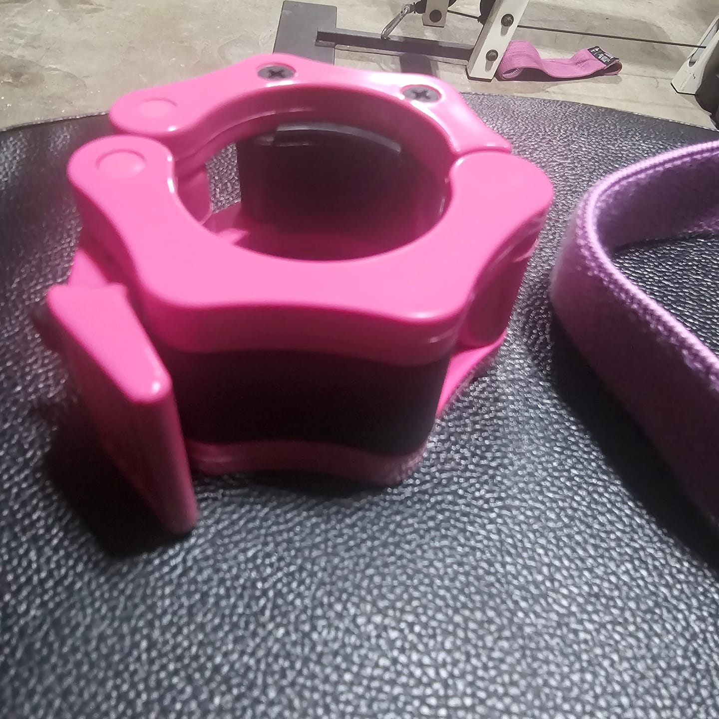 Customer photo review of RitFit Olympic Barbell Collars 2"