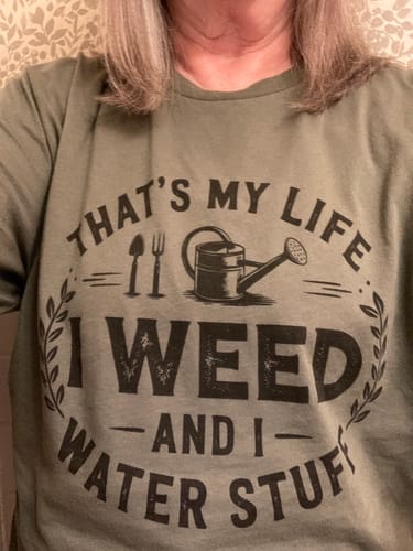 Customer photo review of I Weed T-Shirt