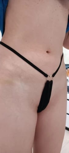 Customer photo review of Hot Sale New Fashion Sexy Women G-string Low Rise T-back Intimate Lingerie Comfort Female Thongs Love Design Underwear Panties