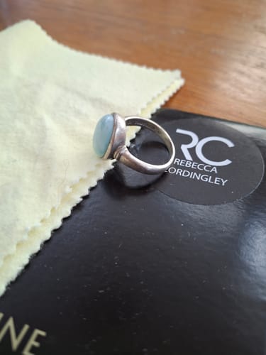 Customer photo review of Sterling Silver and Gold Polishing Cloth
