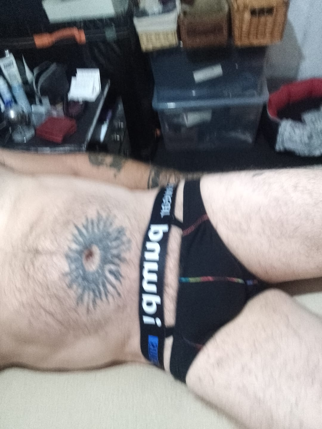 Customer photo review of 2 Pack Men’s Sexy Low-rise Garter Briefs