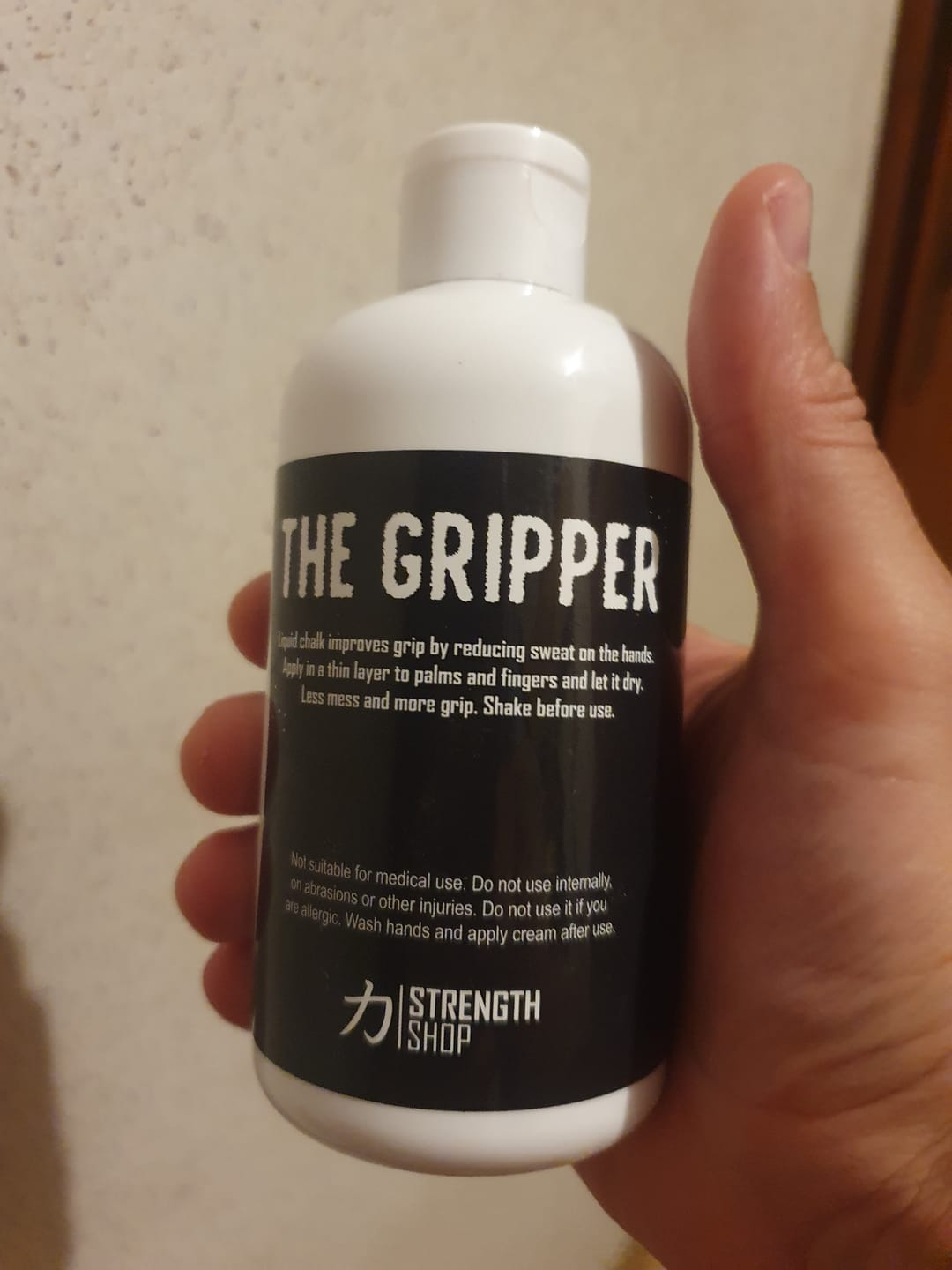Customer photo review of The Gripper Liquid Chalk - 250ML