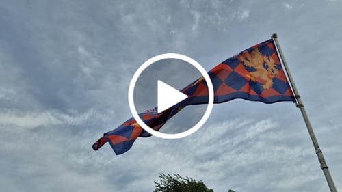 Customer video review of Fahne inkl. Druck