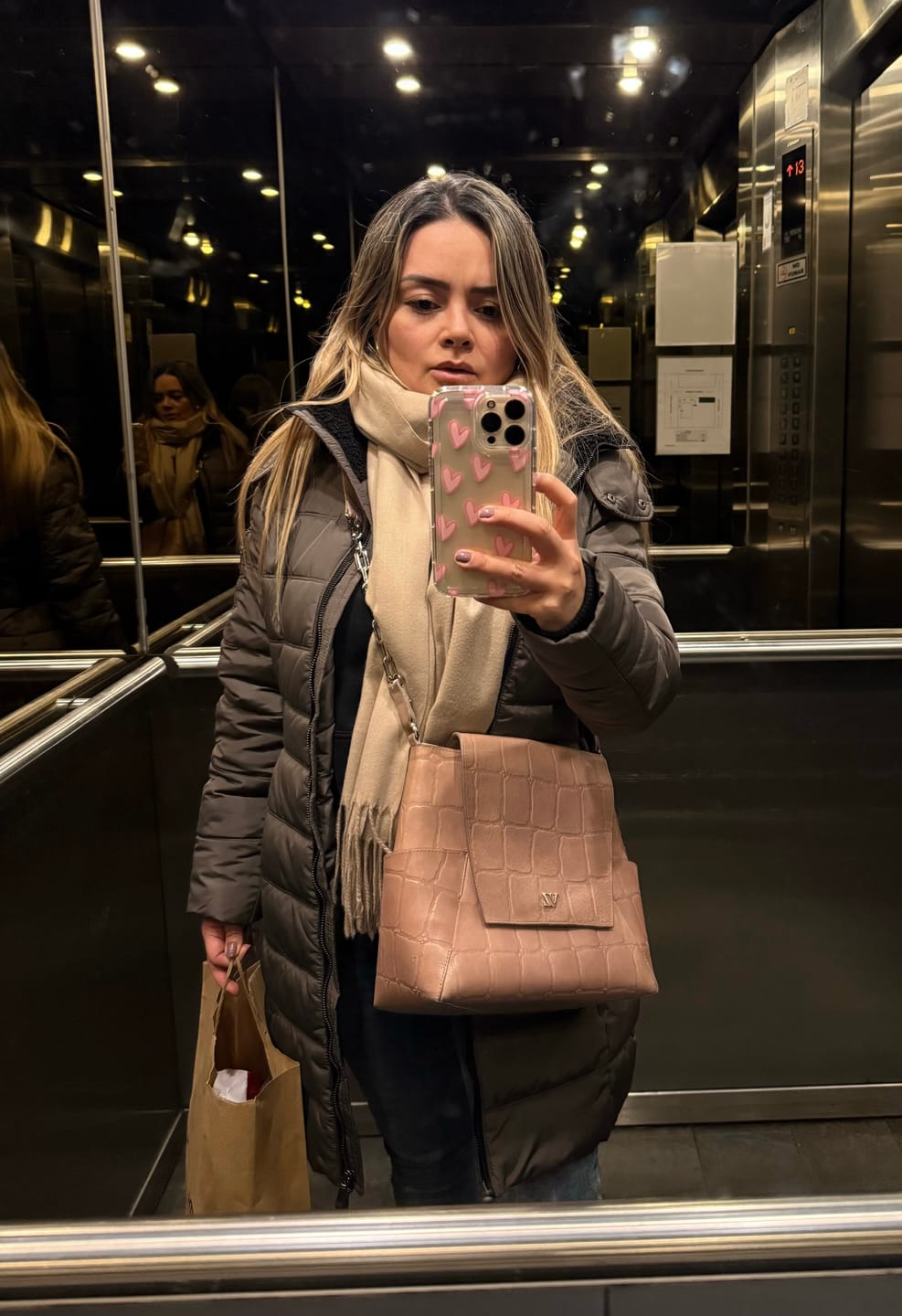 Customer photo review of Pashmina - Beige