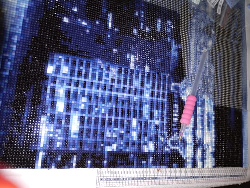 Customer photo review of 5D Diamond Painting - XXL Brooklyn Bridge