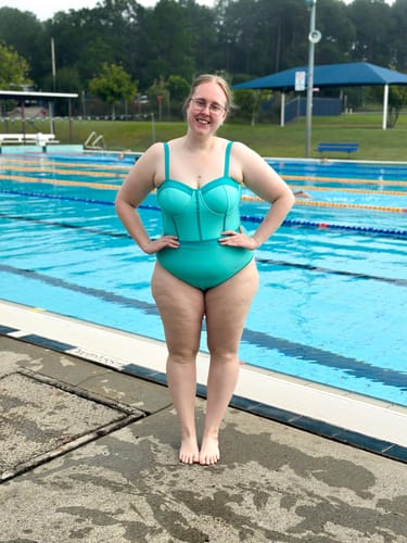 Customer photo review of MYSTERY-BAG 4 Luxury Swimwear Pieces