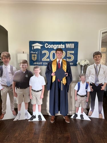 Customer photo review of Personalized Cardboard Cutouts | Custom Life Size Cutout