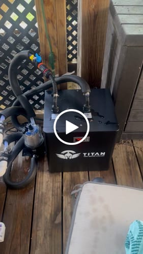 Customer video review of Cold Plunge Chiller Black