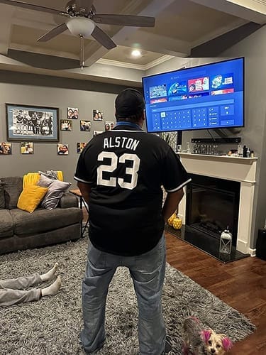 Customer photo review of Custom Baseball Jersey Stitched Personalized Baseball Sports Uniform For Men Women Boy