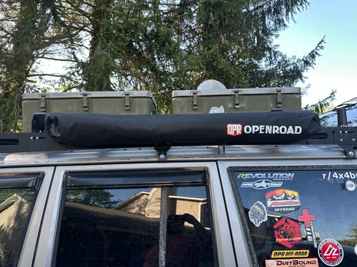Customer photo review of OPENROAD OUTDOOR SHOWER/CHANGING AWNING