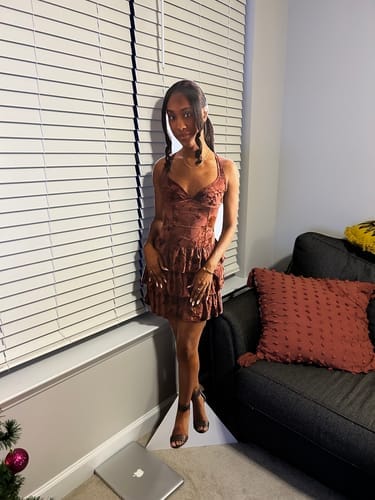 Customer photo review of Personalized Cardboard Cutouts | Custom Life Size Cutout
