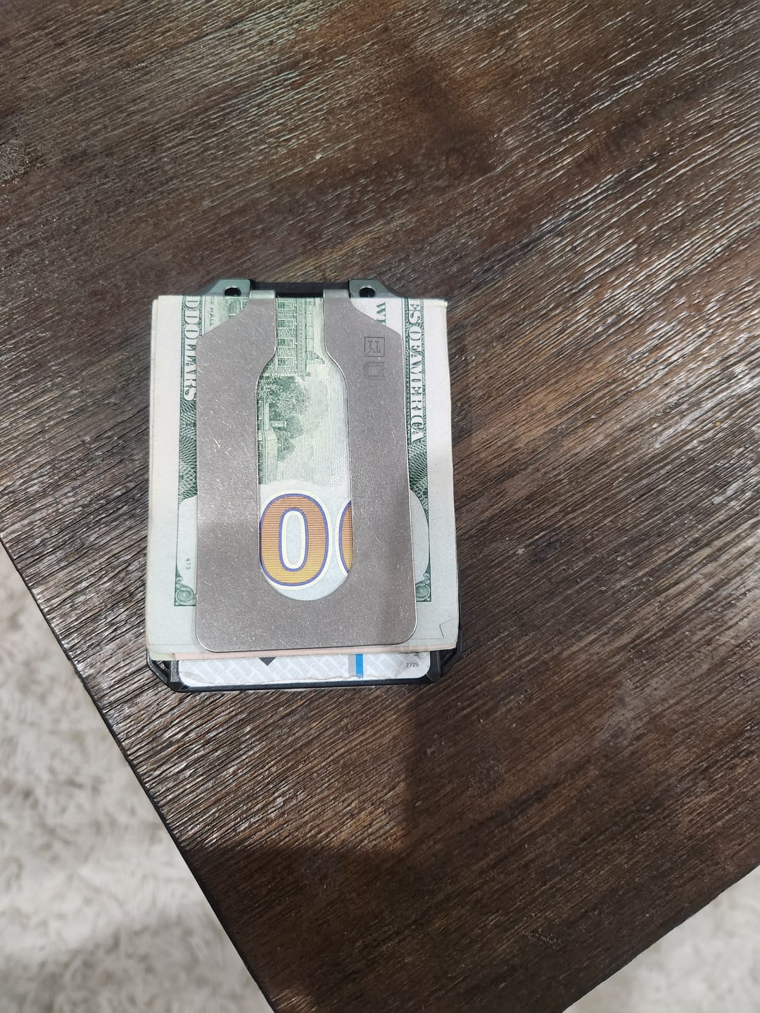 Customer photo review of M4 MAVERICK™ RAIL WALLET with TITANIUM CLIP