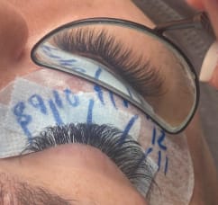 Customer photo review of 7D Spike Fan Lashes