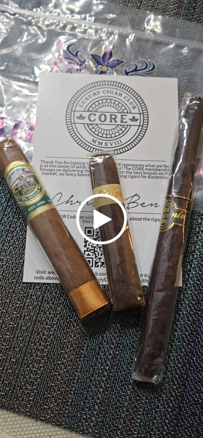 Customer video review of Core Subscription Luxury Cigars Monthly