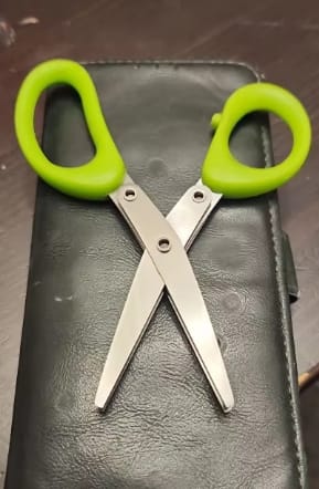 Customer photo review of Multiblades Kitchen Scissors