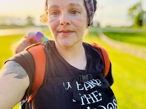 Customer photo review of Autumn Original Baby Carrier by Happy Baby