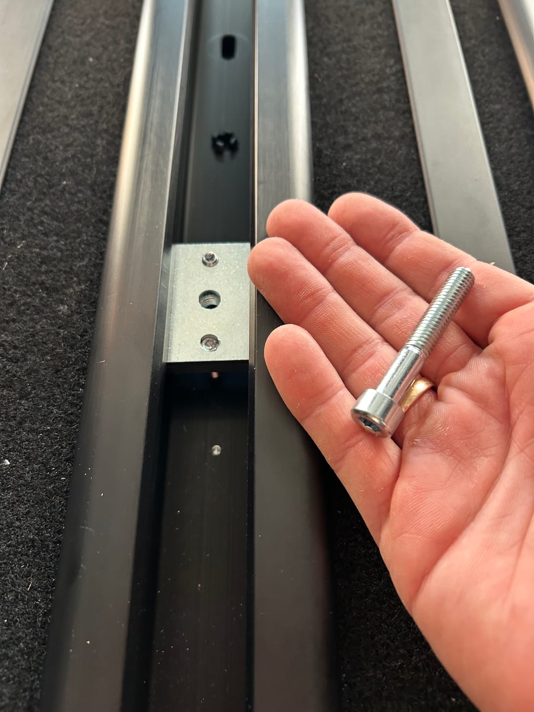 Customer photo review of PSA Nutenstein Fitting M8 Befestigung Schienensystem