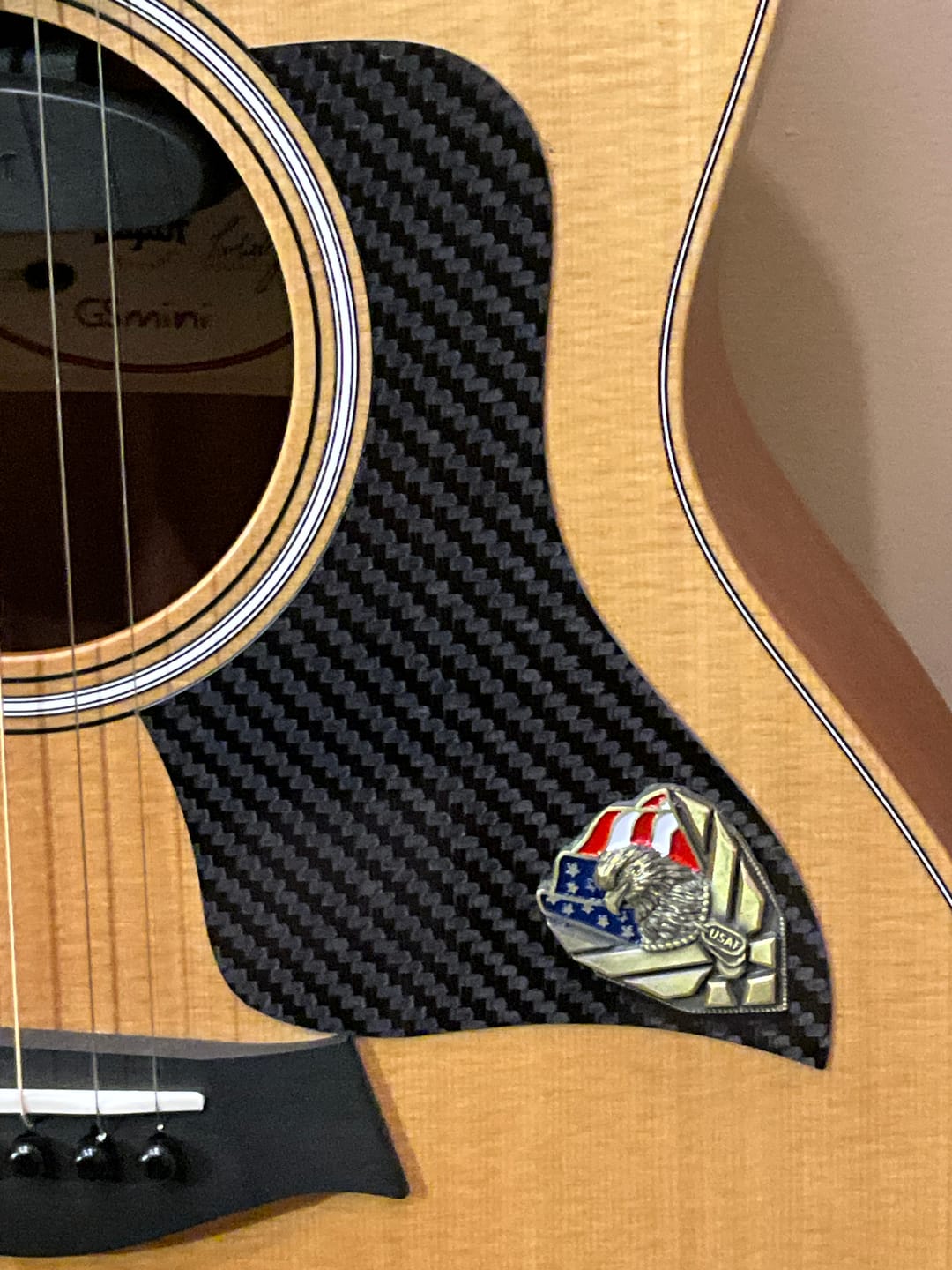 Customer photo review of US Air Force Veteran Pin