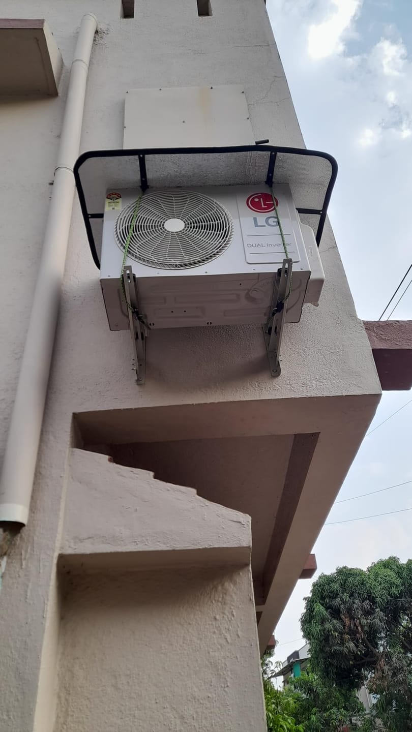 Customer photo review of Air Conditioner Protective Cover - (IMPORTED)