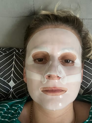 Customer photo review of Bio-Kollagen Gesichtsmaske