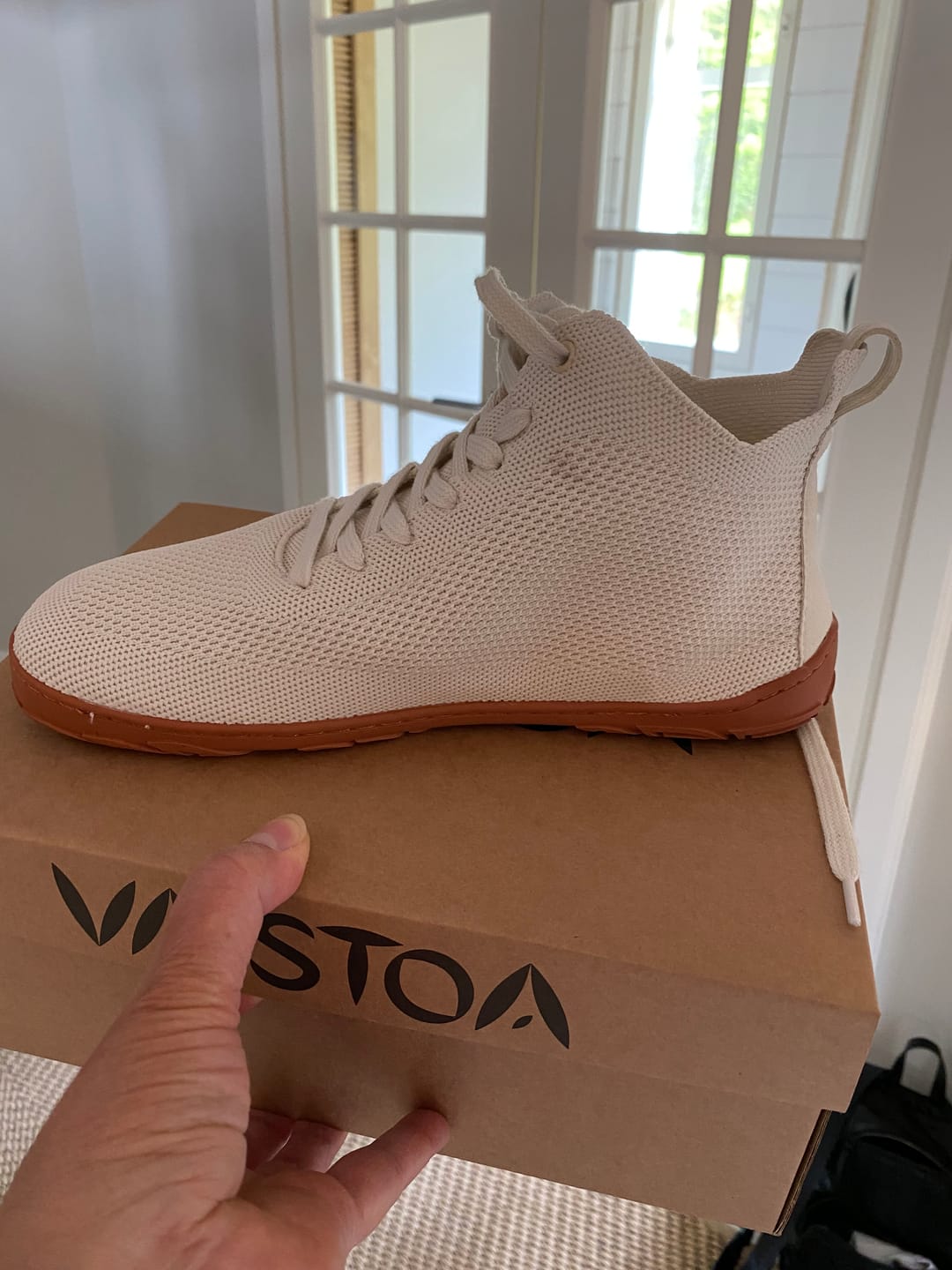 Customer photo review of Vaistoa Iloa Mid korkeavartiset paljasjalkatennarit