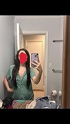 Customer photo review of 3x5 Inches Virgin Human Hair Toppers Mono Base Darkest Brown #2