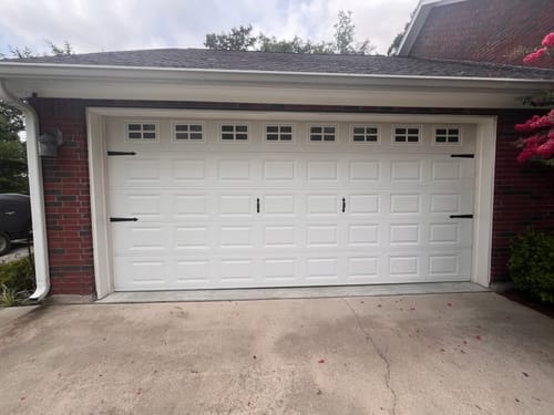 Customer photo review of Premium Magnetic Garage Door Hardware Set