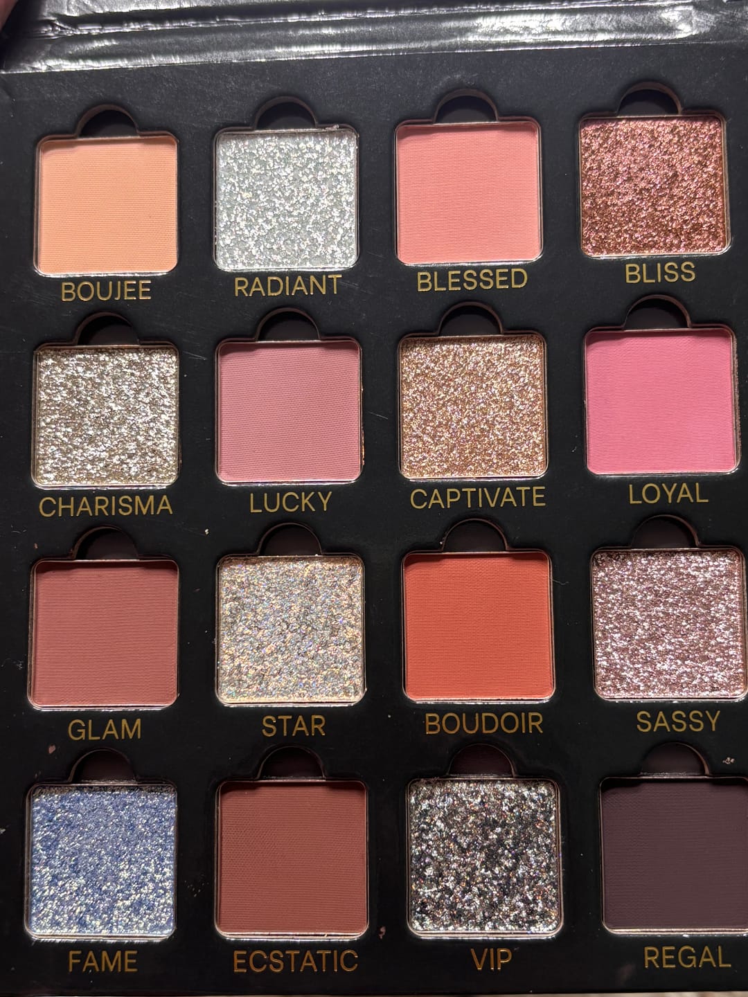 Customer photo review of Boujee Boudoir Neutral Glam Eyeshadow Palette ( PRE ORDER )
