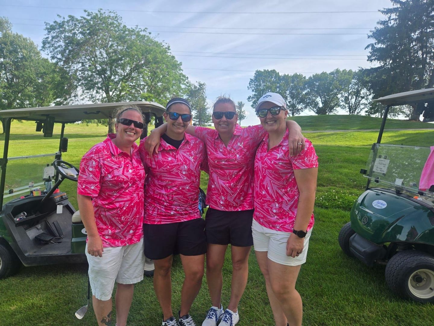 Customer photo review of POW Women's Golf Polo