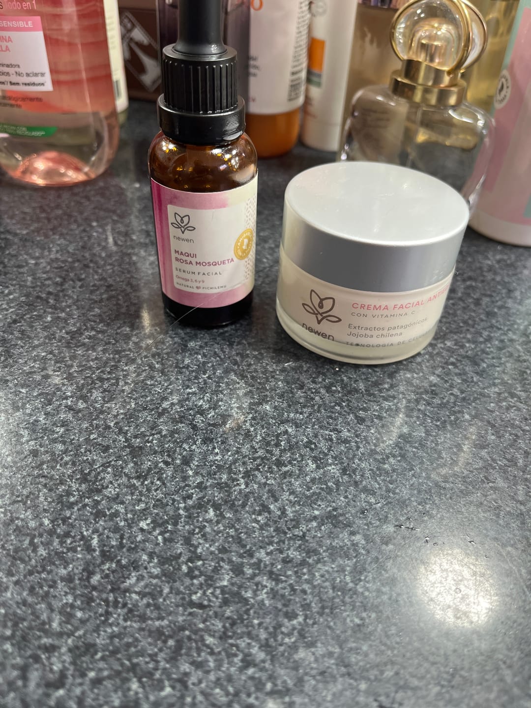 Customer photo review of Pack Tratamiento Concentrado Antiedad