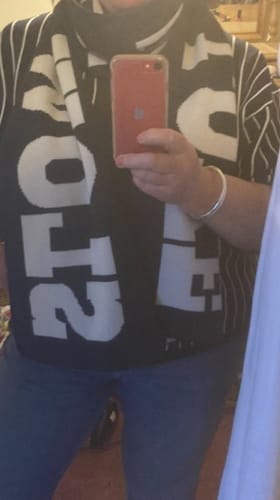 Customer photo review of College Scarf