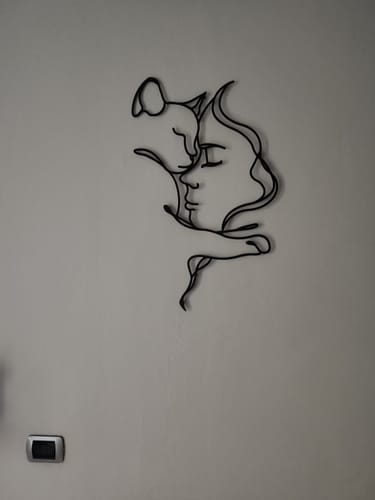 Customer photo review of Décoration Murale Métal - Amoureux des chats