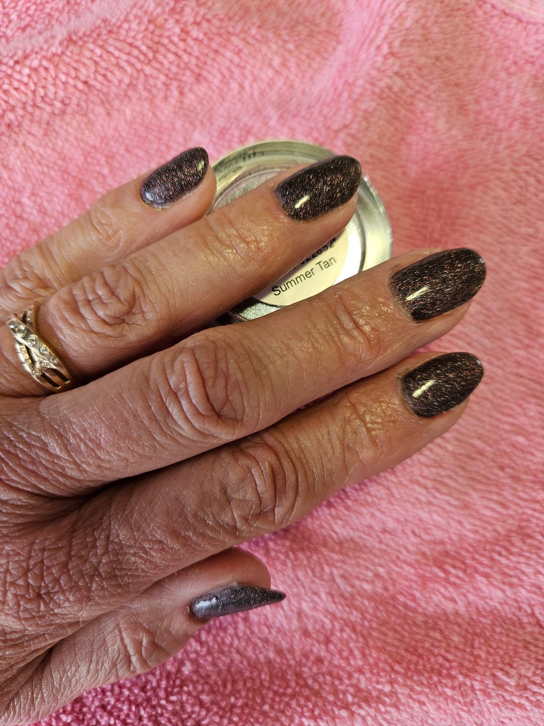 Customer photo review of Summer Tan Dipping Powder
