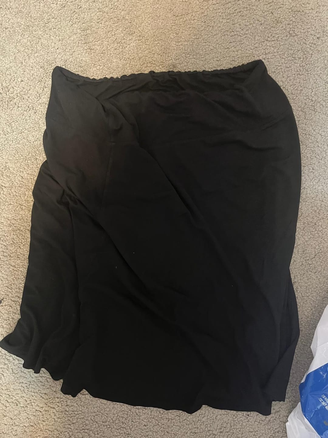 Customer photo review of MODAL SKYE SKIRT (BLACK)