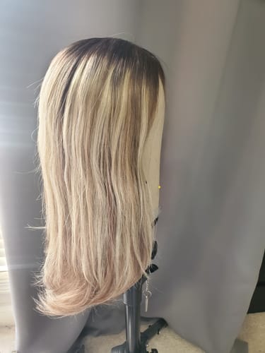 Customer photo review of Sew In Hair Weft Bundles 100% Remy Human Hair Balayage (#3/8/22)