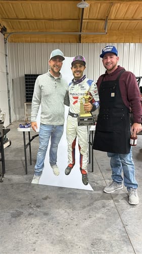 Customer photo review of Personalized Cardboard Cutouts | Custom Life Size Cutout