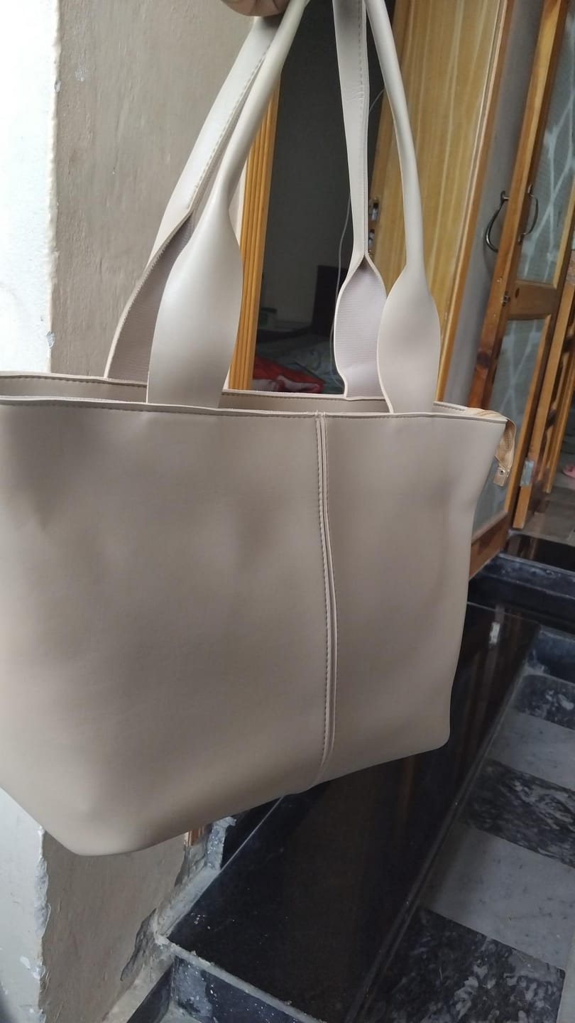 Customer photo review of Portland Tote Latte