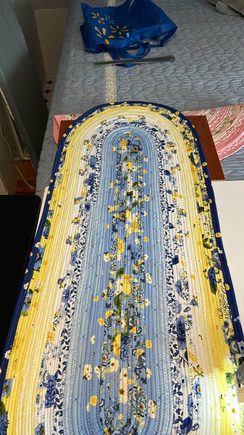 Customer photo review of True Fabrics - Sunshine Blooms - Precut Fabric