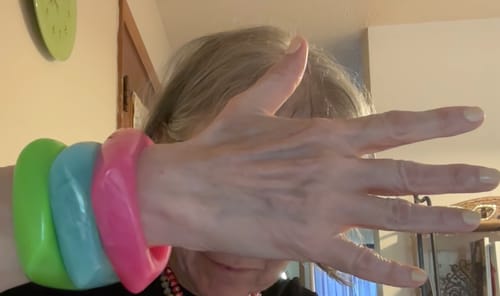 Customer photo review of Limelight Bangle Bracelet Stack