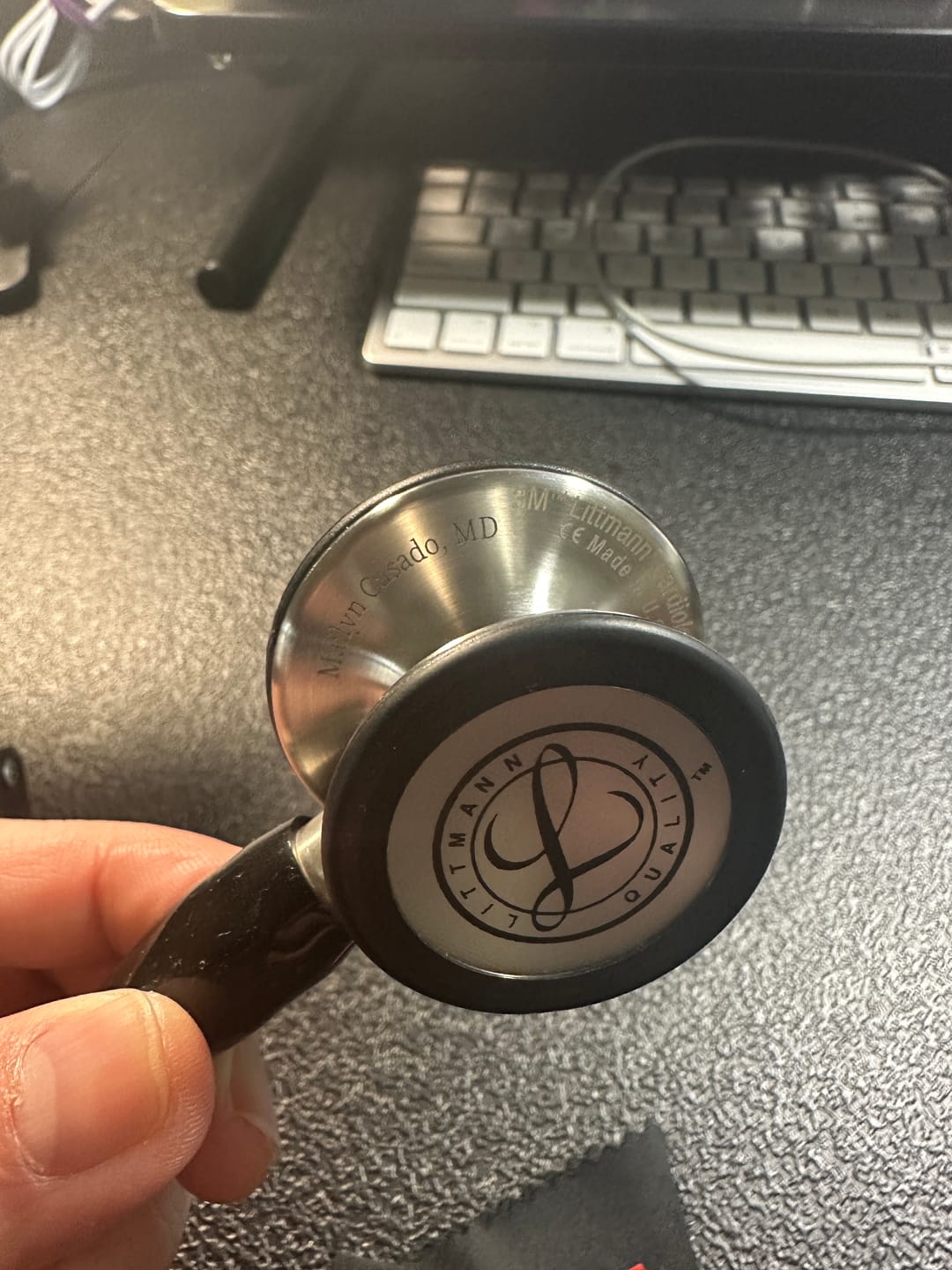 Customer photo review of Engrave The Littmann I Already Have