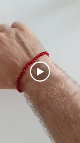 Customer video review of Bracelet Cornaline "Timidité"