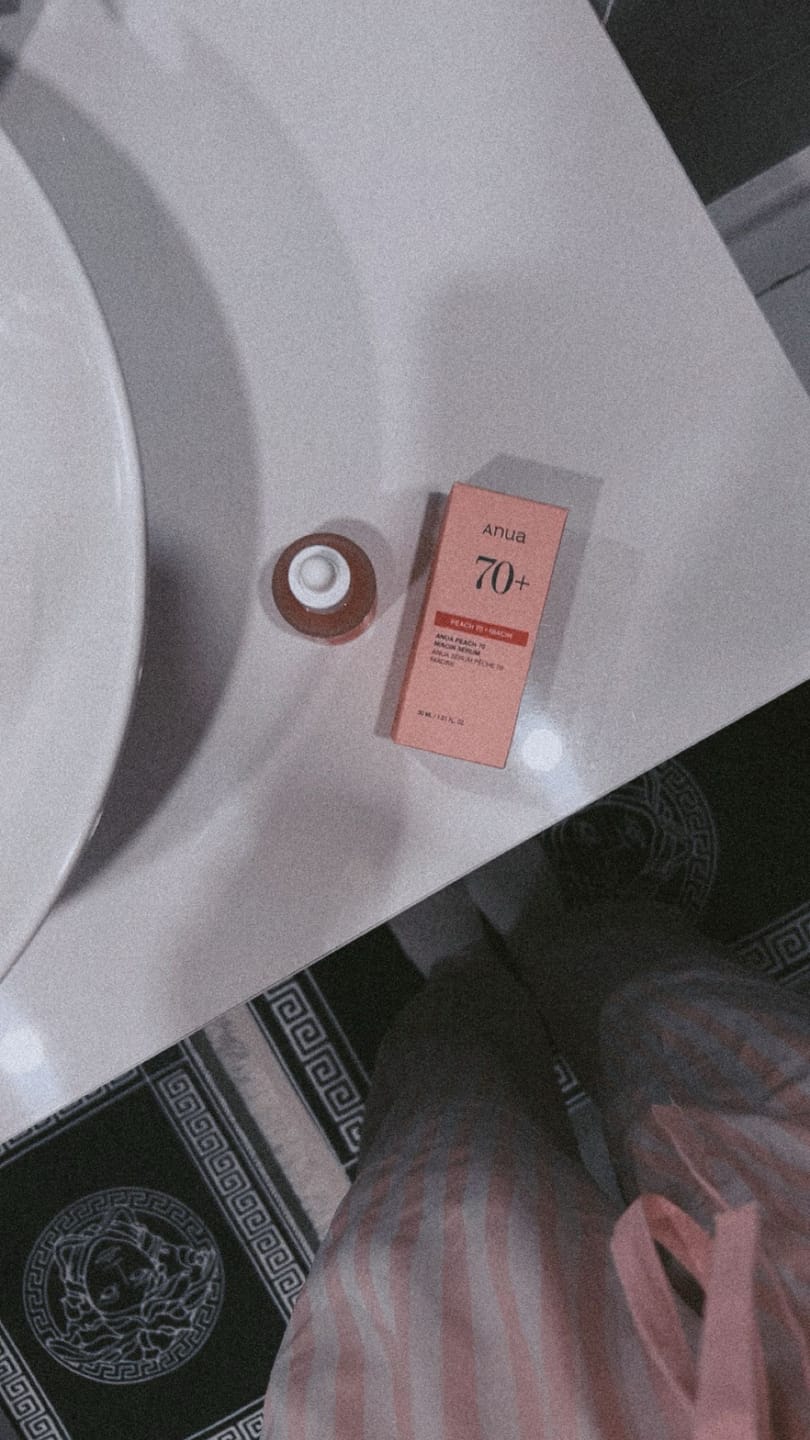 Customer photo review of Serums ar persiku gludai un mirdzošai ādai Anua Peach 70 Niacin Serum