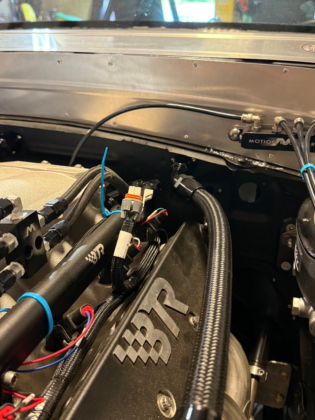 Customer photo review of Motion Raceworks Vacuum Boost Reference Billet Aluminum Distribution Block 18-10020