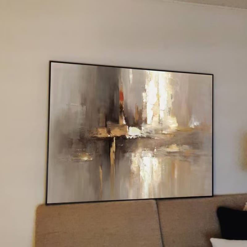 Customer photo review of Abstract Painting Canvas #AP125