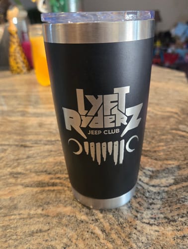 Customer photo review of (6 Pieces) Custom Laser Engraved - 20oz Tumblers