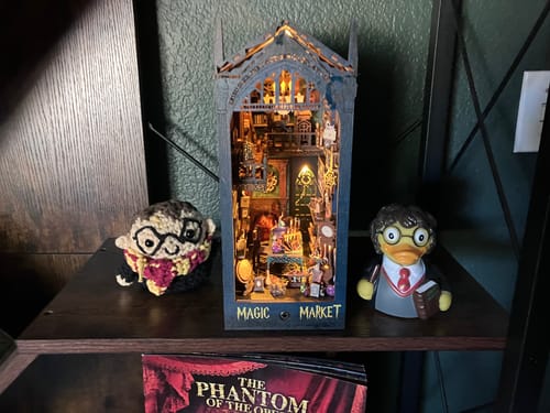 Customer photo review of Magic Market Book Nook